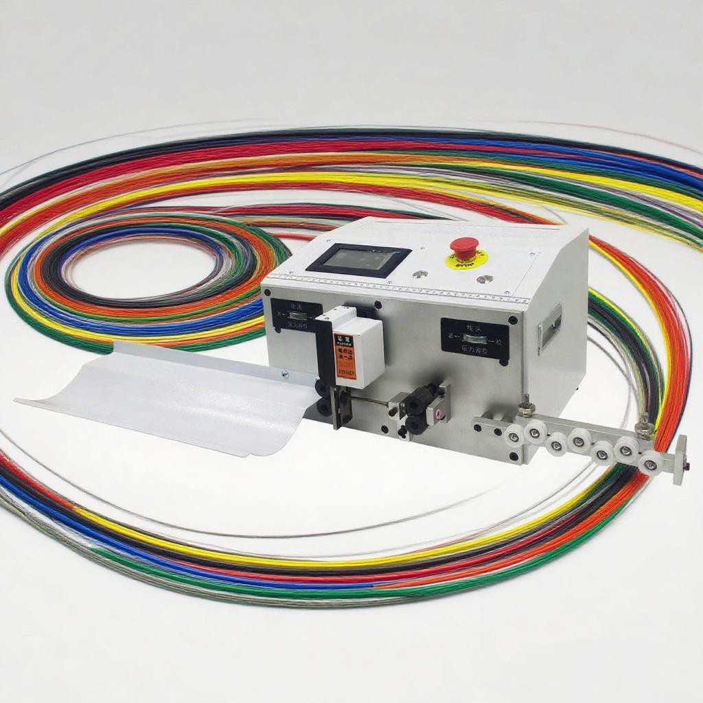 Full Automatic Computer Wire Stripping Cutting Machine 110V Wire Core 0.1-4.5mm²