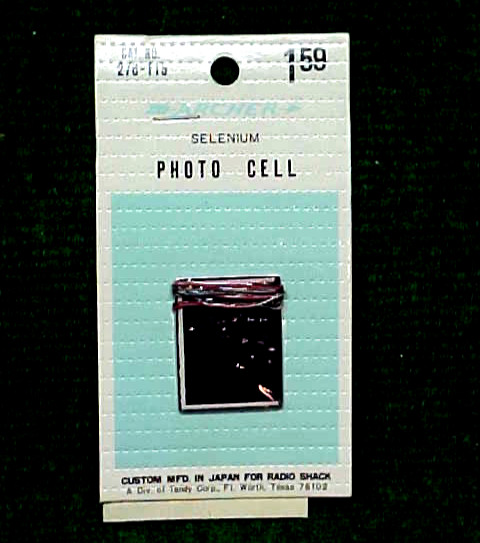 RARE Archer RADIO SHACK 1972-78 Selenium Photo Cell No. 276-115 NOS! Sealed!