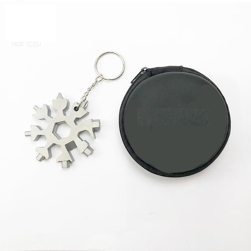 Perfect Gift Snowflake Multi Tool Stainless Steel 18-in-1