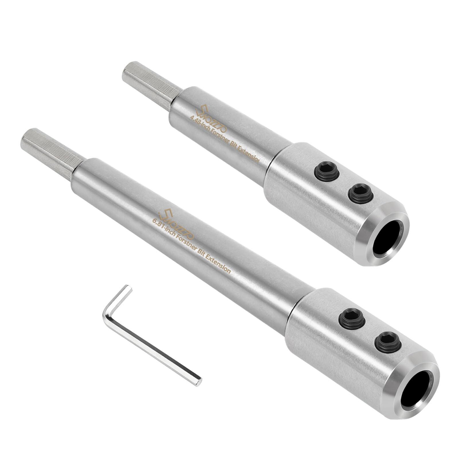 2PCS Forstner Bit Extension Set with Anti-Slip DesignAdding Over 3.28"&5.64" ...