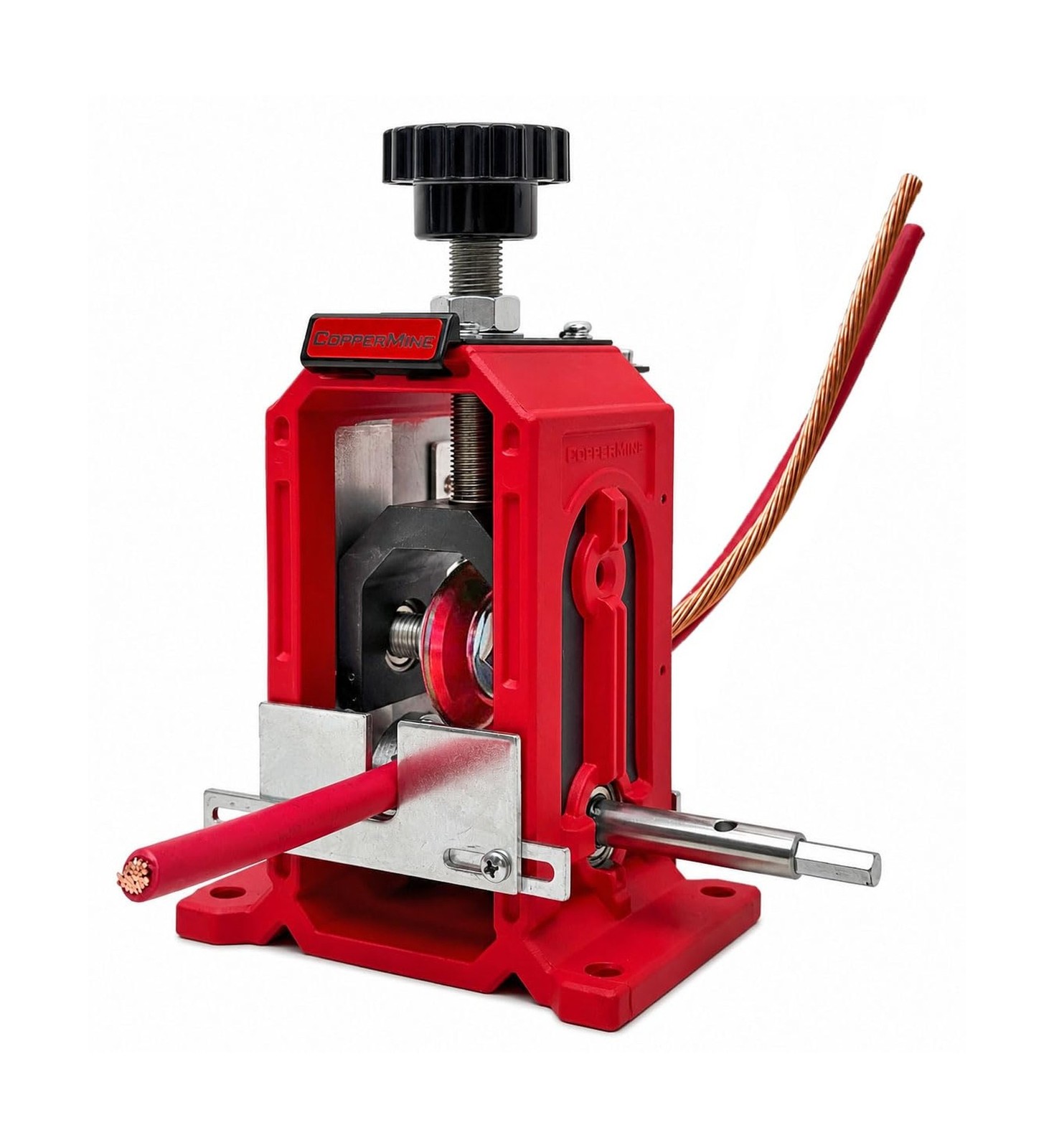 CopperMine Wire Stripping Machine, Drill Powered Benchtop Wire Stri... Fast Ship