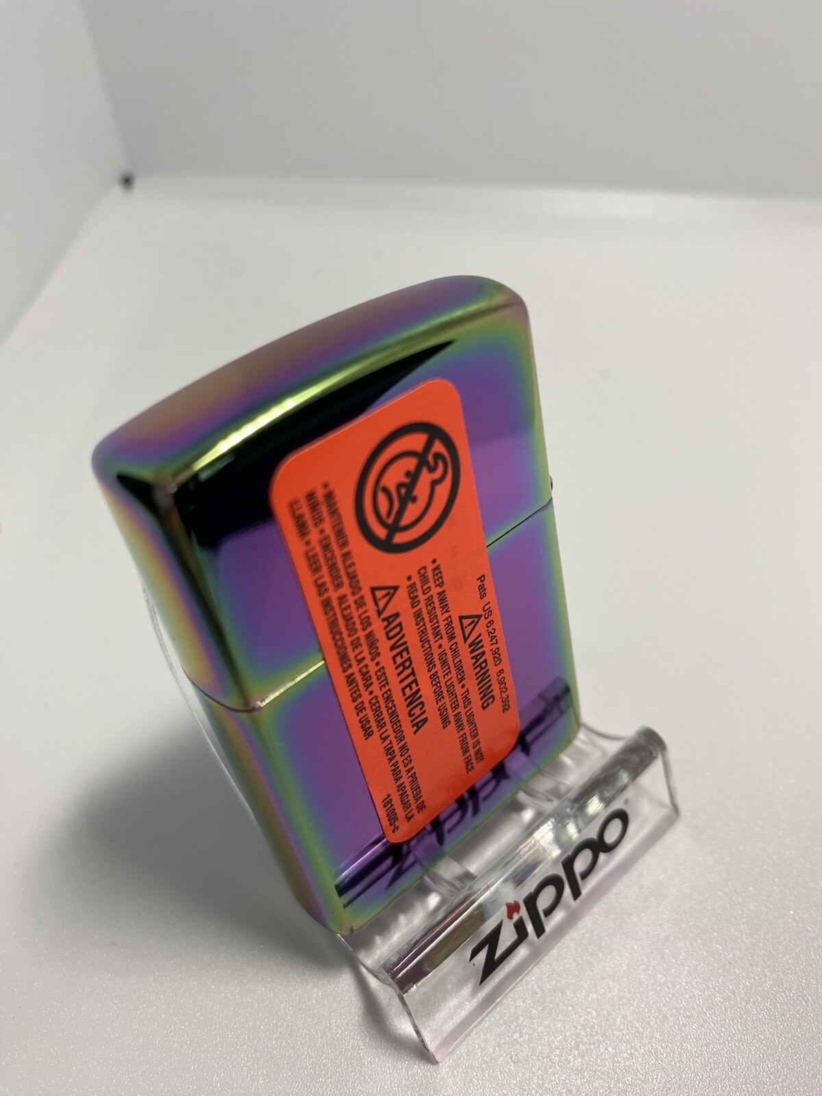 Zippo Psychedelic Brain Design On A 2021 Spectrum Lighter