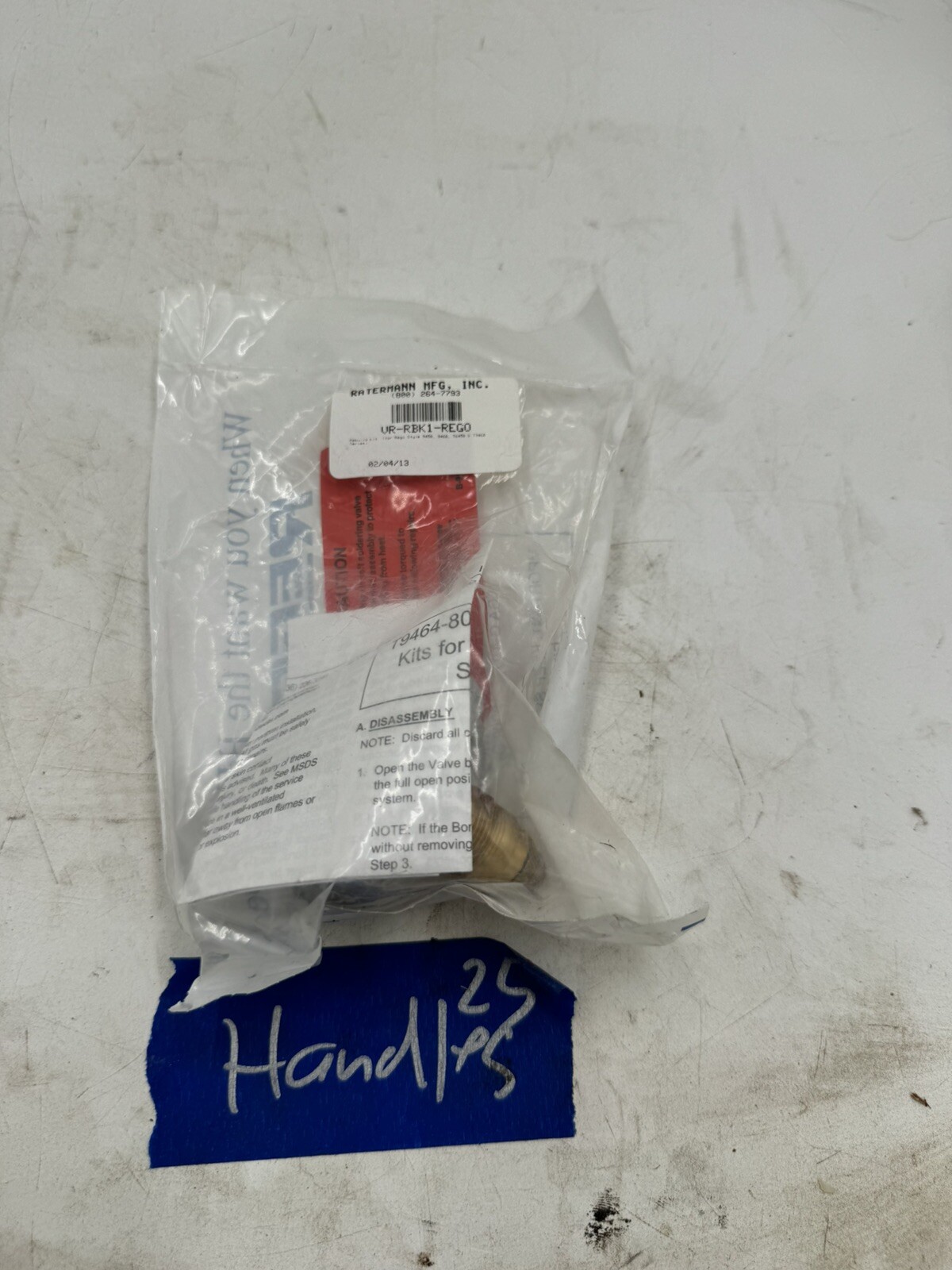 Rego VR-RBK1 Handle For Regulator Gauge