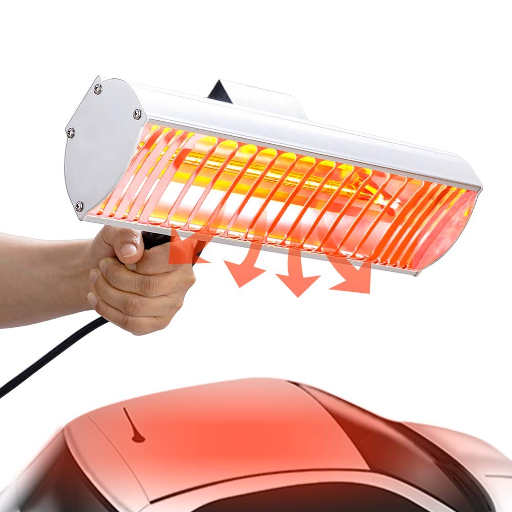 DATOUBOSS Infrared Paint Curing Lamp 1000W Shortwave Infrared Heat Lamp for Car