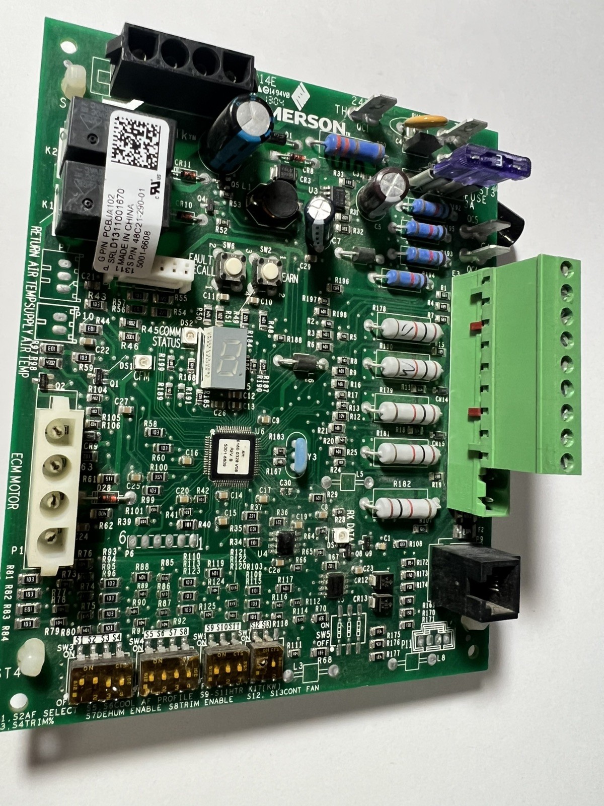 Emerson Circuit Control Board PCBJA102 48C21-290-01