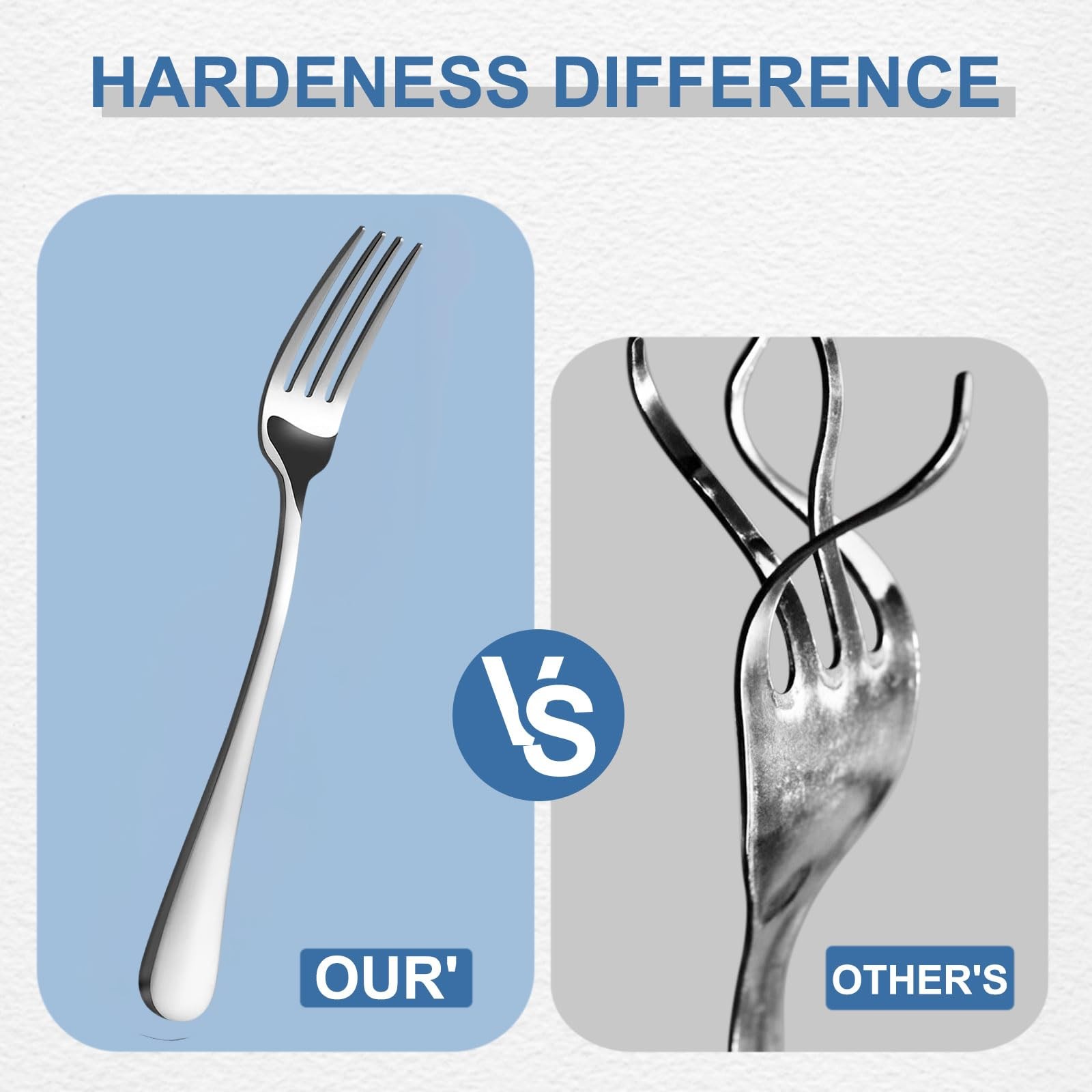 Silverware Set for 4-20 Piece Stainless Steel Flatware Set with Spoons, Forks...