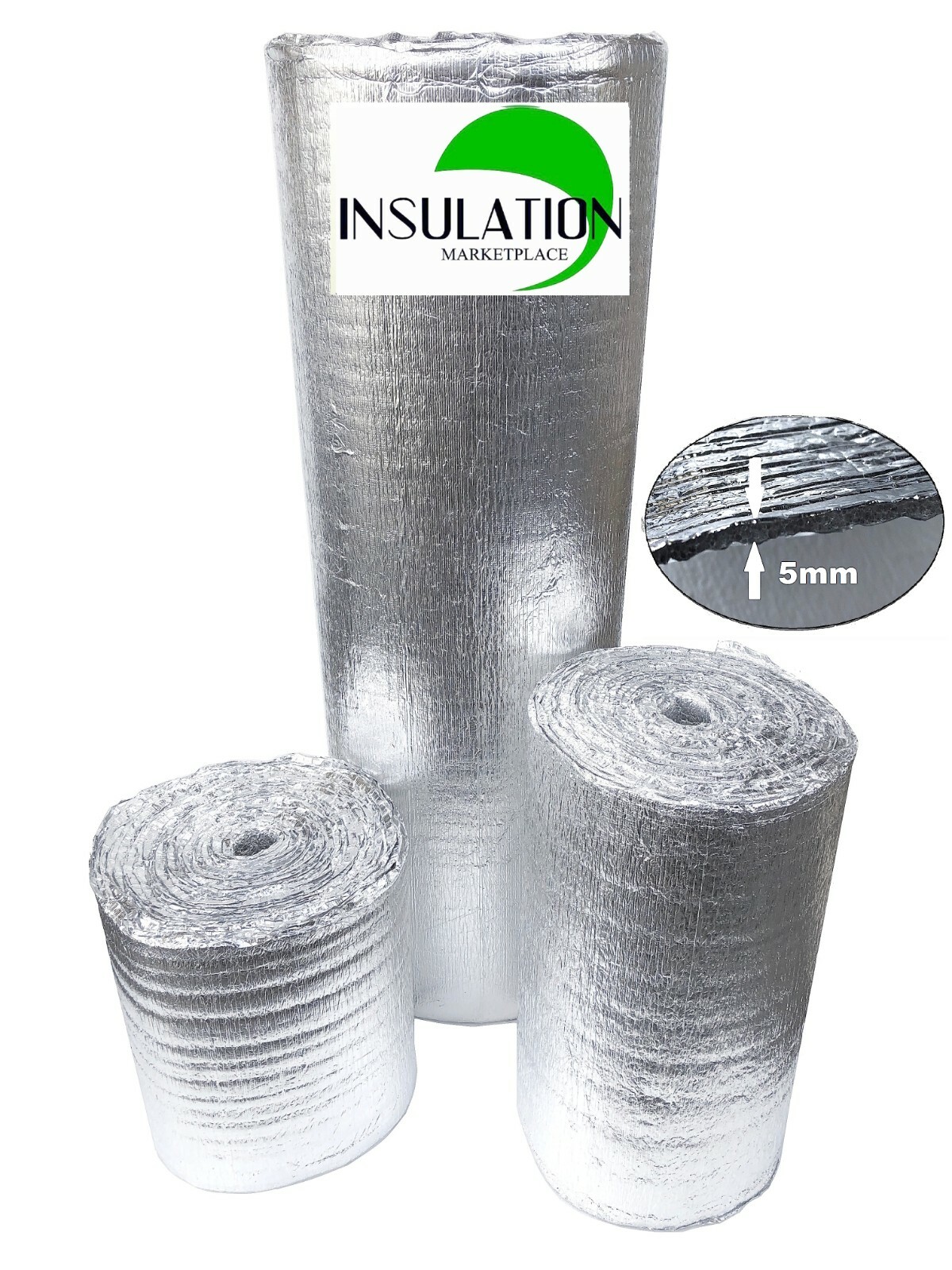 SmartSHIELD -5mm Reflective Foam Core Insulation, RADIANT BARRIER  24'' X 25ft