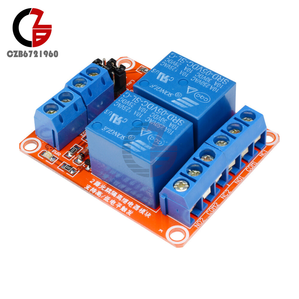 1pcs 1/2/4/8 Channel 5V 12V 24V Relay Module Board High and Low Level Trigger