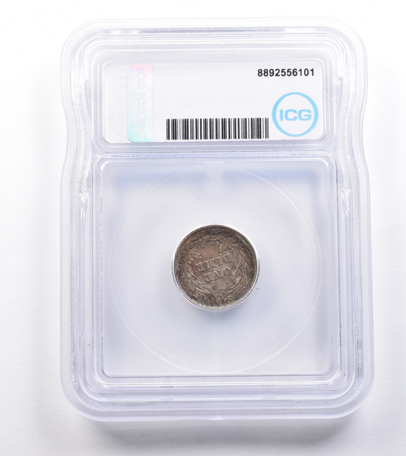 1913 Barber Dime EF45 ICG *4884