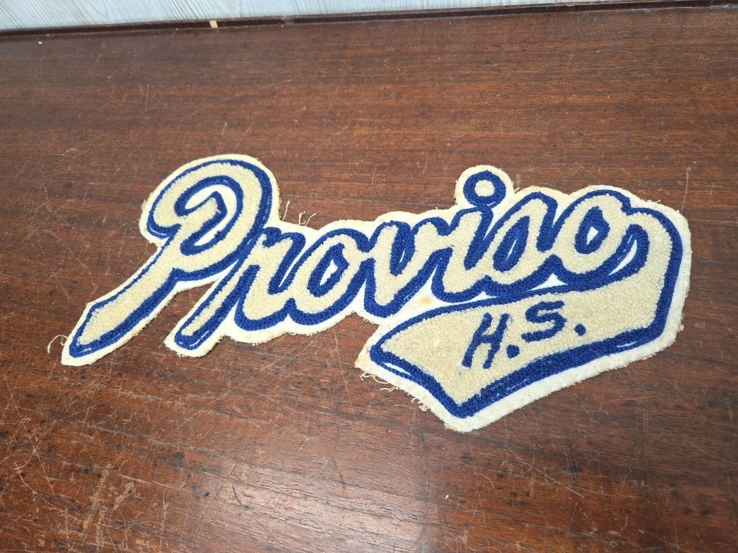 Vtg. Proviso High School  Chenille Patch IN 1950s Now Proviso East Rare