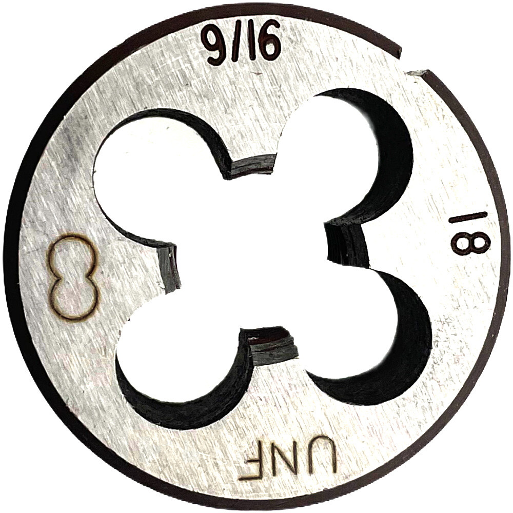 9/16 x 18 Thread Die RH 9/16x18 Die Right Hand 9/16-18 Die 9/16 - 18 Round Die