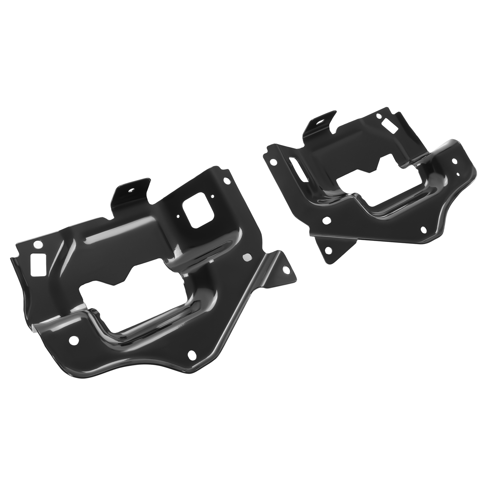 Left & Right Front Inner Bumper Bracket Support For Chevy Silverado 1500 2014-15