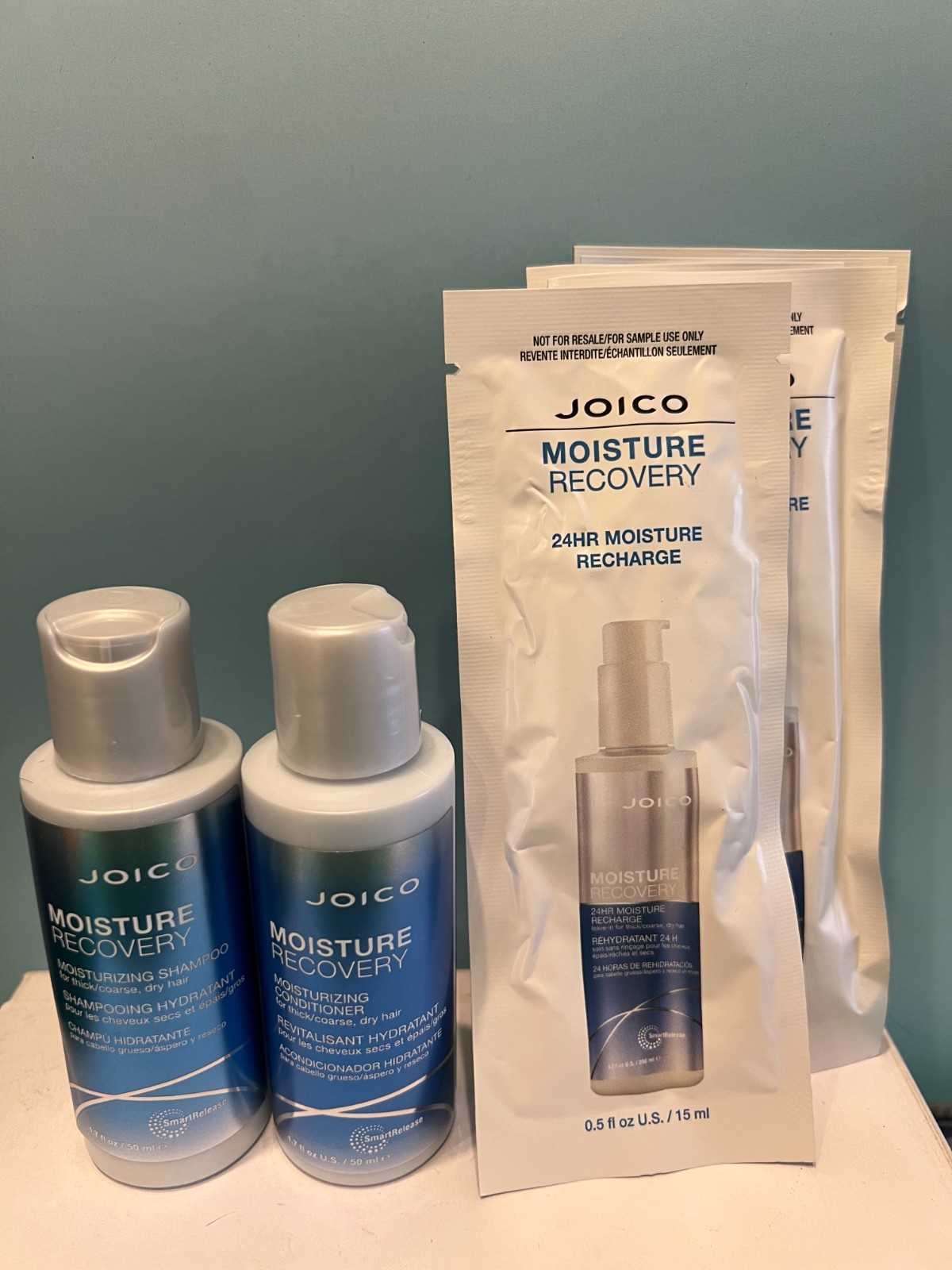 Joico Moisture Recovery Shampoo, Conditioner & 24HR Moisture Recharge Leave in