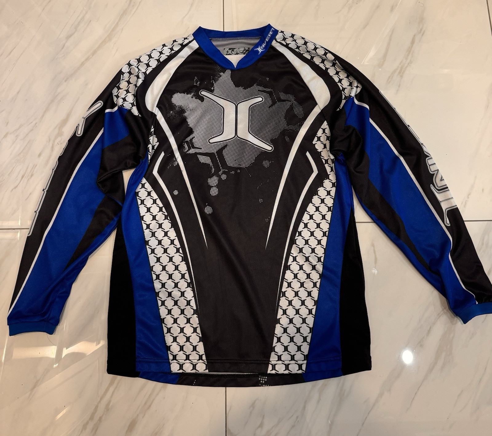 Empire Invert Paintball Jersey Size M Men Pre Owned Blue/White/Black
