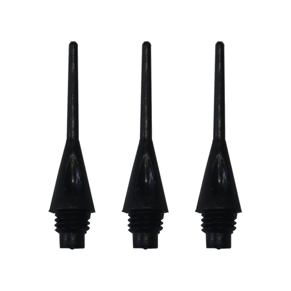 Dart Tips - Soft - Black - 1/4" - Set of 100