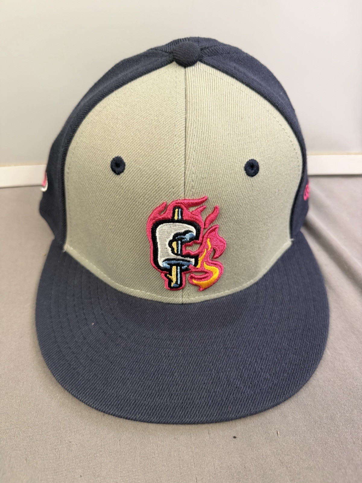 Rocky Mountain Vibes FlexFit Hat Smores Marshmallow hat  S/M FlexFit
