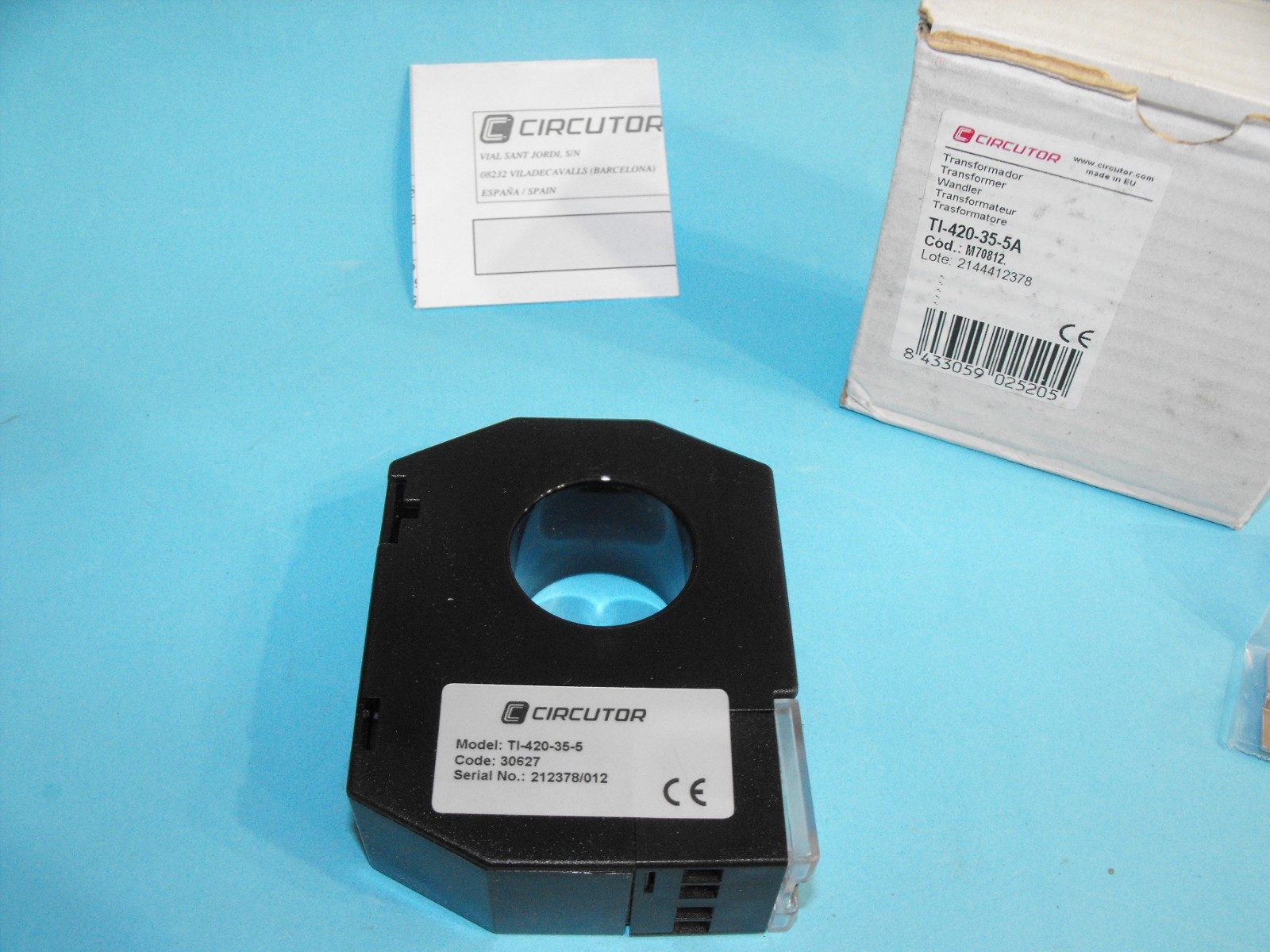 CIRCUTOR TI-420-35-5A.Transformer.COD M70812.NEW
