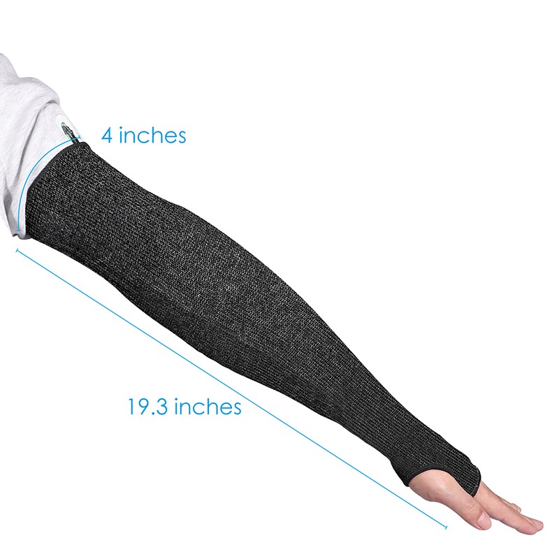 Cut Resistant Arm Sleeves Protector Guards Workplace Safety Gear Durable Fabric