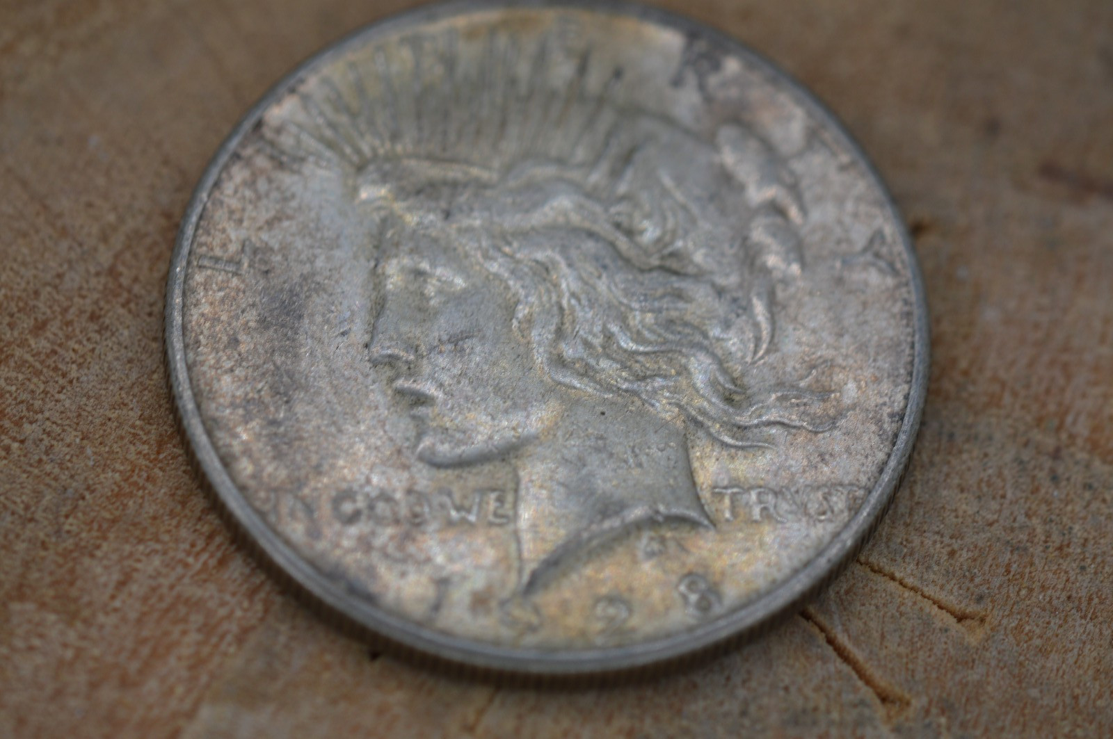 1928 Peace Dollar $1 Coin Silver Circulated Uncertified 0.9 San Francisco