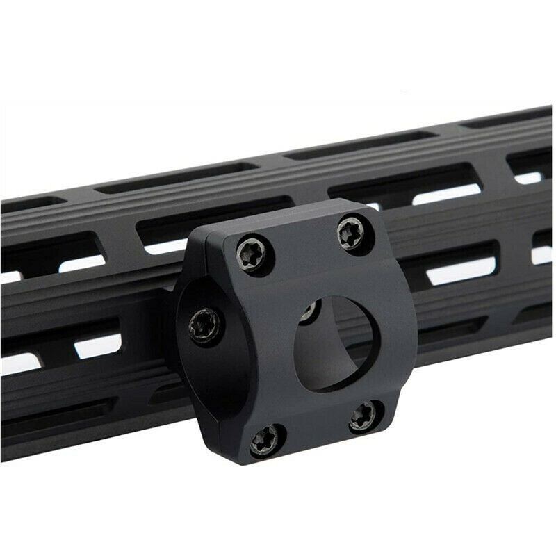 New M-LOK Offset Light Mount 1" Ring Mount for Flashlight Scope Accessories