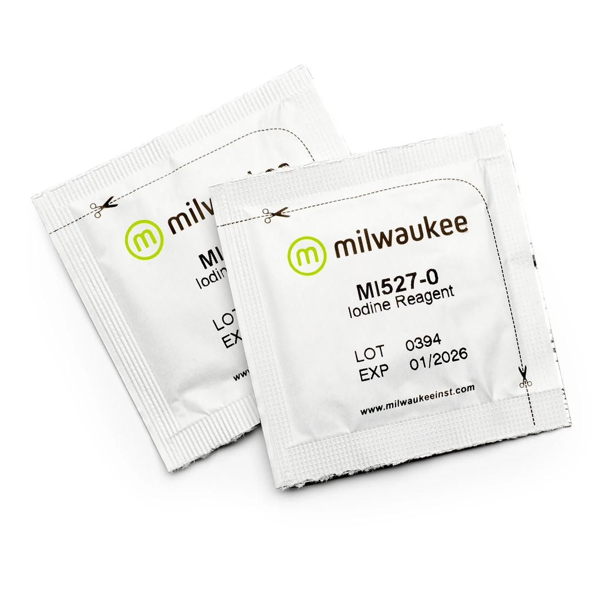 Milwaukee MI527-25 Iodine Powder Reagent Kit — 25 Tests for MW13 Photometer