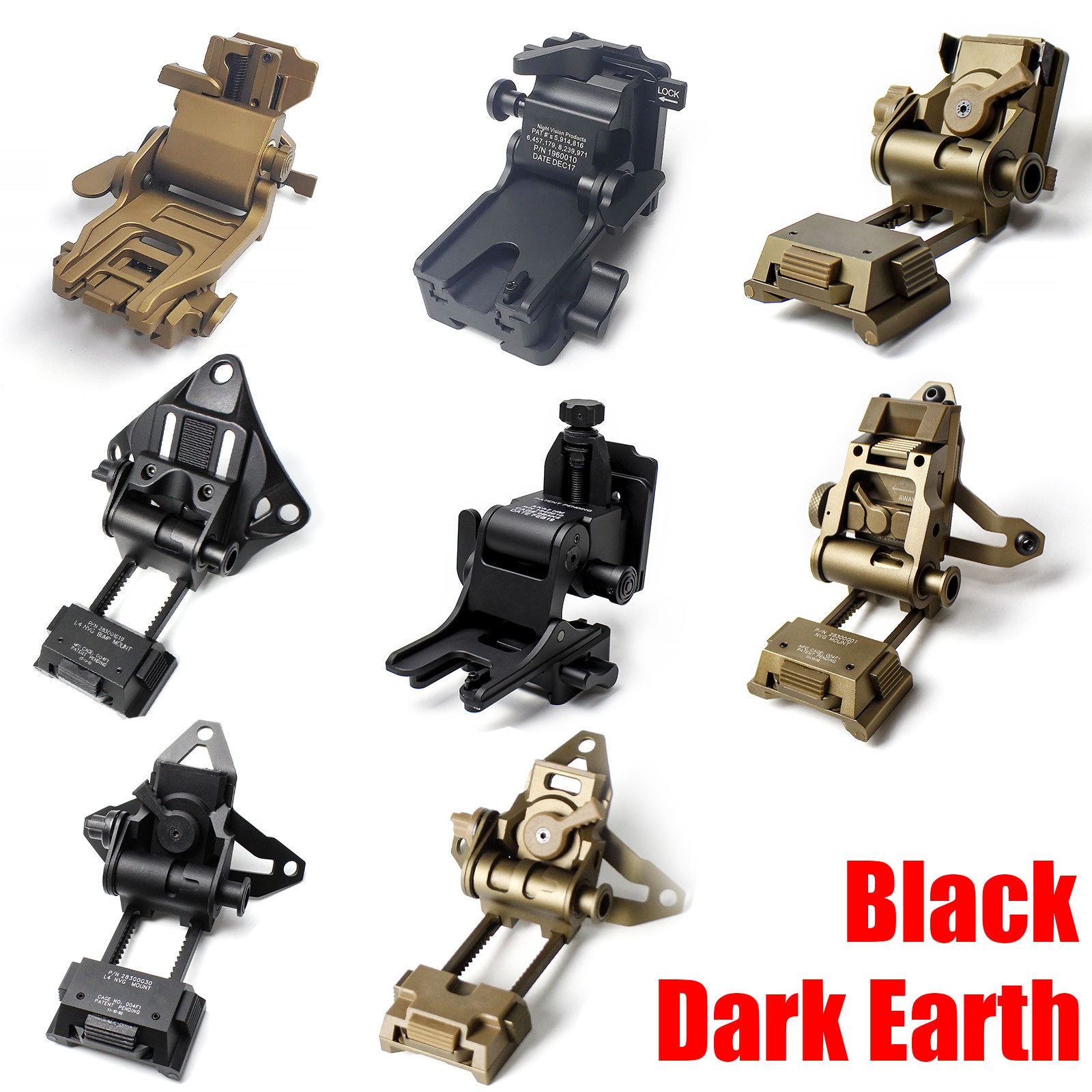 Helmet NVG Mount L4G69 L4G24 L4g19 L4G30 L2G05 AKA2 Breakaway for Night Vision
