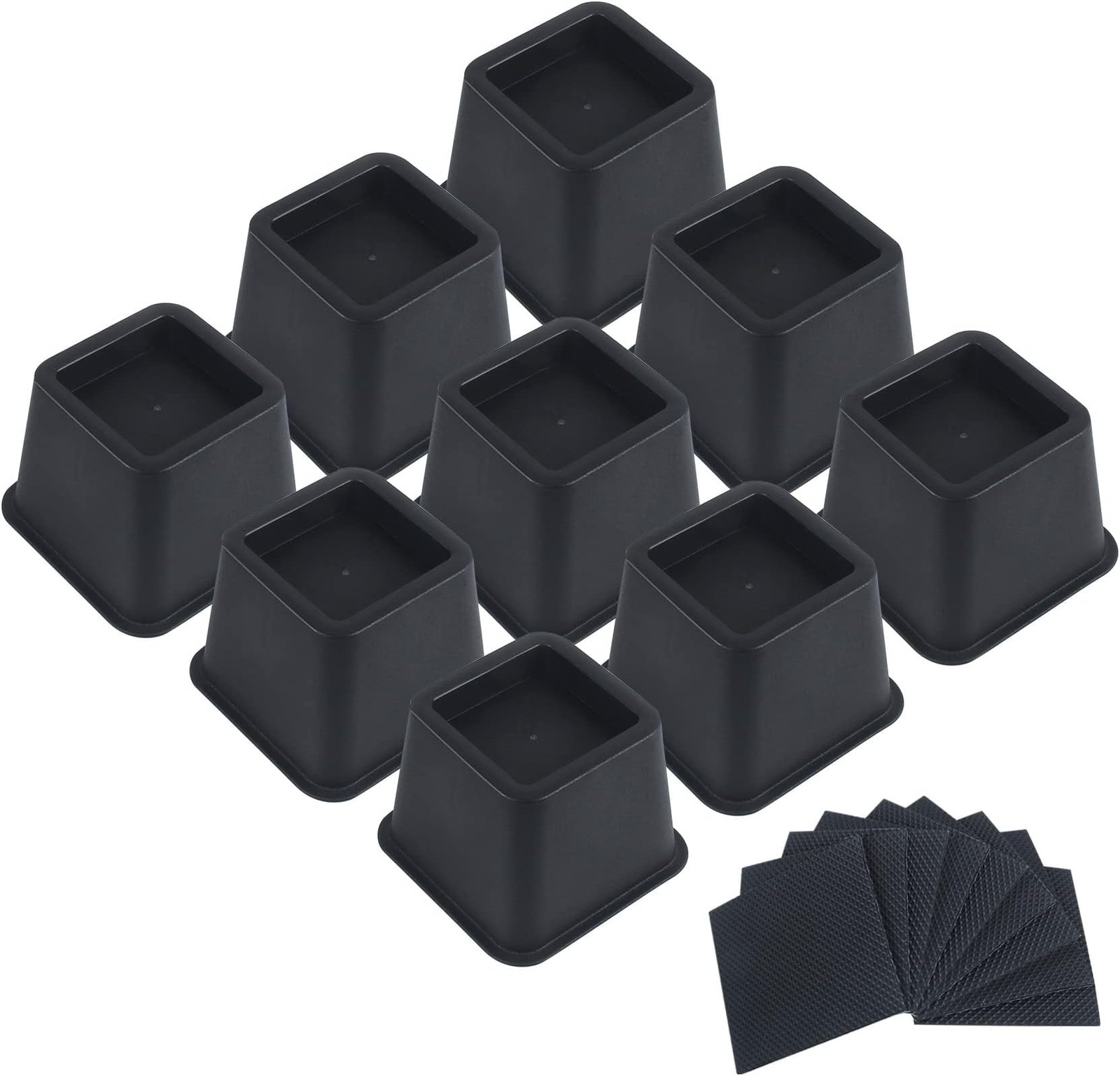DEDU Bed Risers 3 Inch Heavy Duty 9 Pack, Furniture Risers for Sofas Oversize...