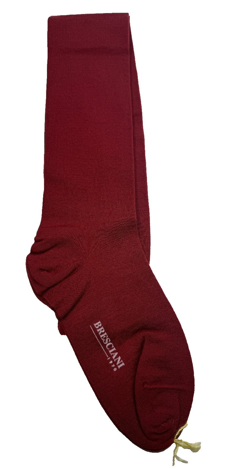 Bresciani 1970 Woman Italian Thigh High Extra Long Socks Maroon Color Size Large