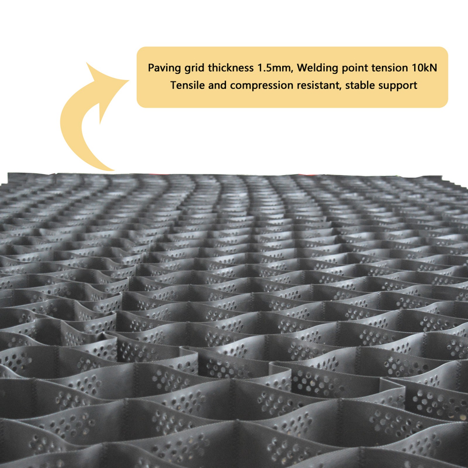 Multi-functional High Strength Geocell 2m*4m*7.5cm 8㎡ for Foundation & Slope
