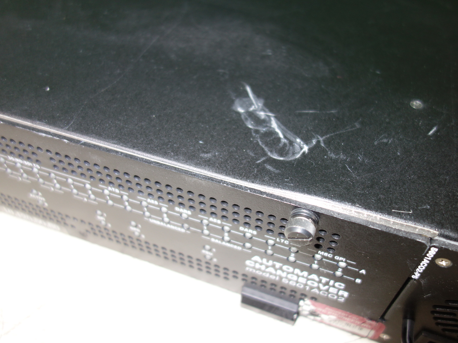 Evertz 5601ACO2 Automatic Changeover for 5601MSC Master Clock/Sync Generator