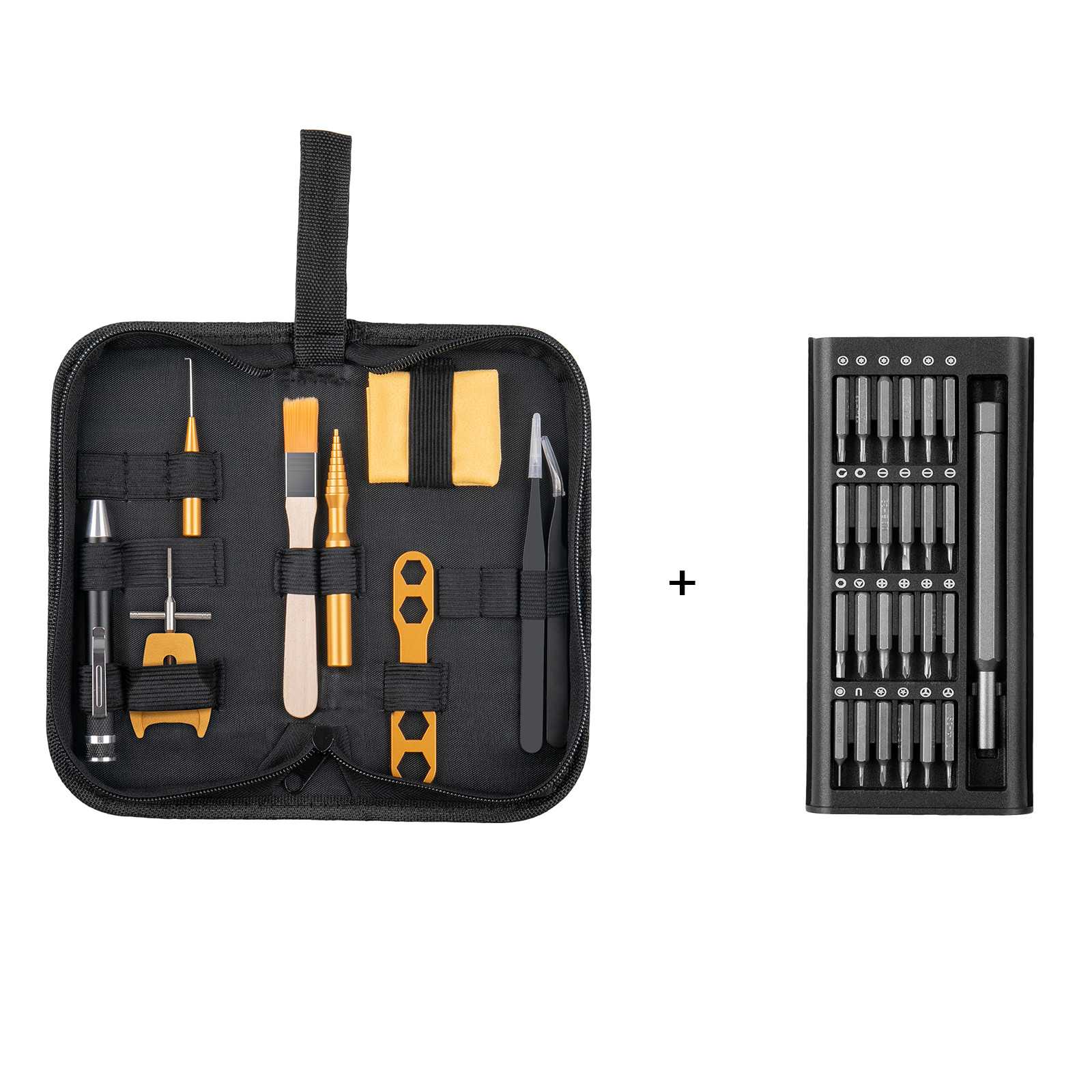 QUA'ANNYU |Fishing Reel Maintenance Kit | Reel Cleaning Kit |24 in 1 Screwdriver