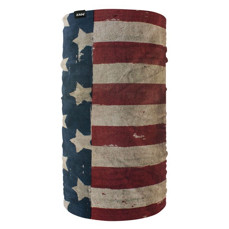 ZAN MOTLEY FLEECE LINED TUBE PATRIOT RED/WHITE/BLUE TF408 USA Flag American