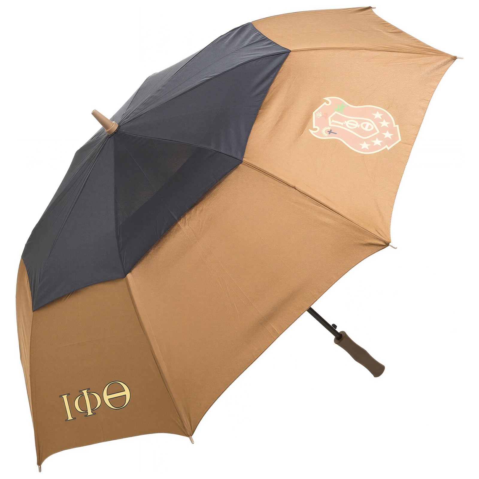 Iota Phi Theta Large Classic Umbrella [Brown - 27"]