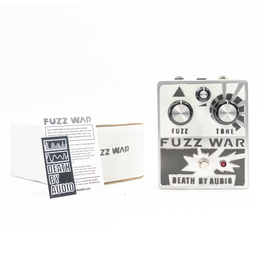 Death By Audio Fuzz War Fuzz Guitar Effect Pedal with Box