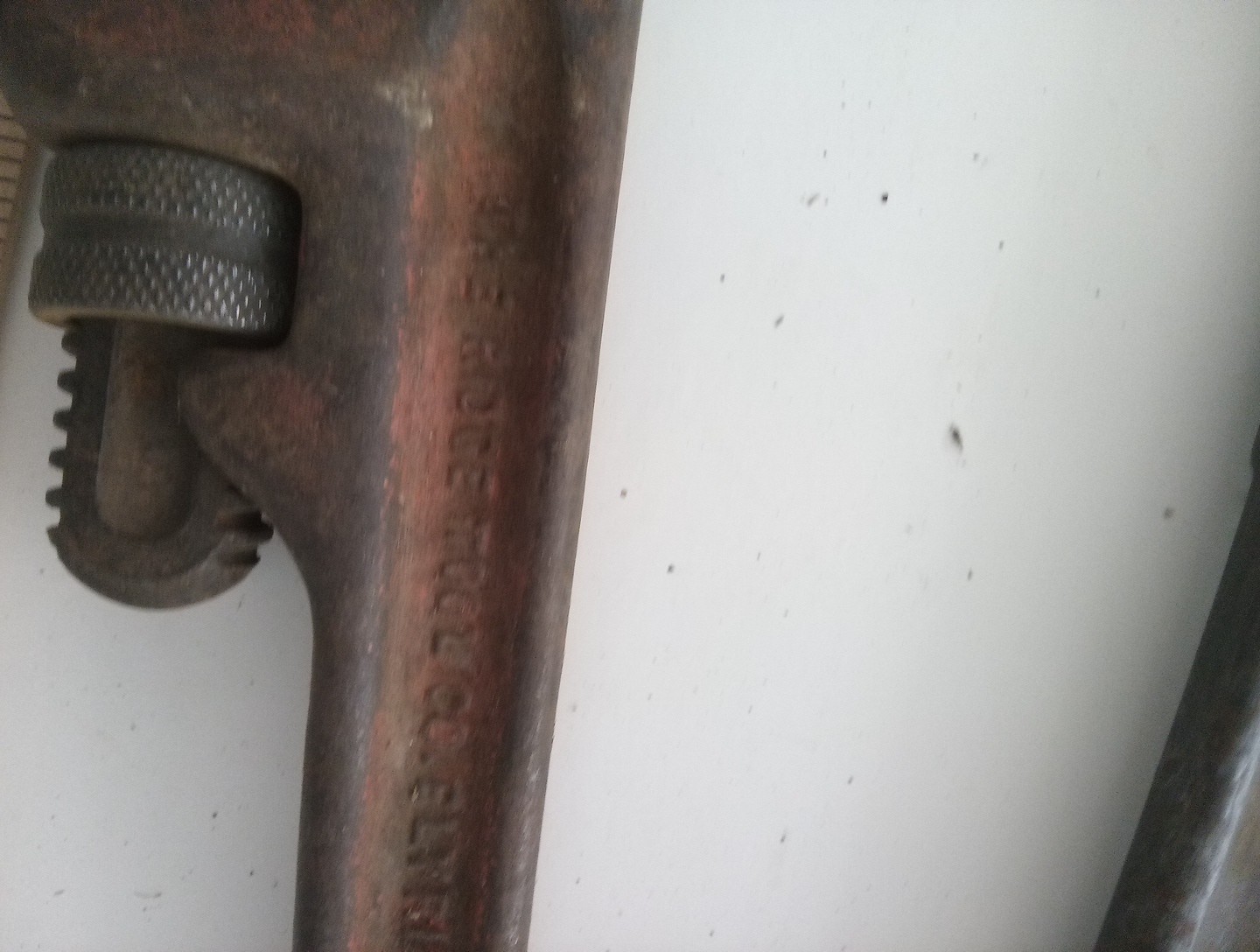 2- Large Pipe Wrenches,18 In Rigid & 24 In Improved Stillson