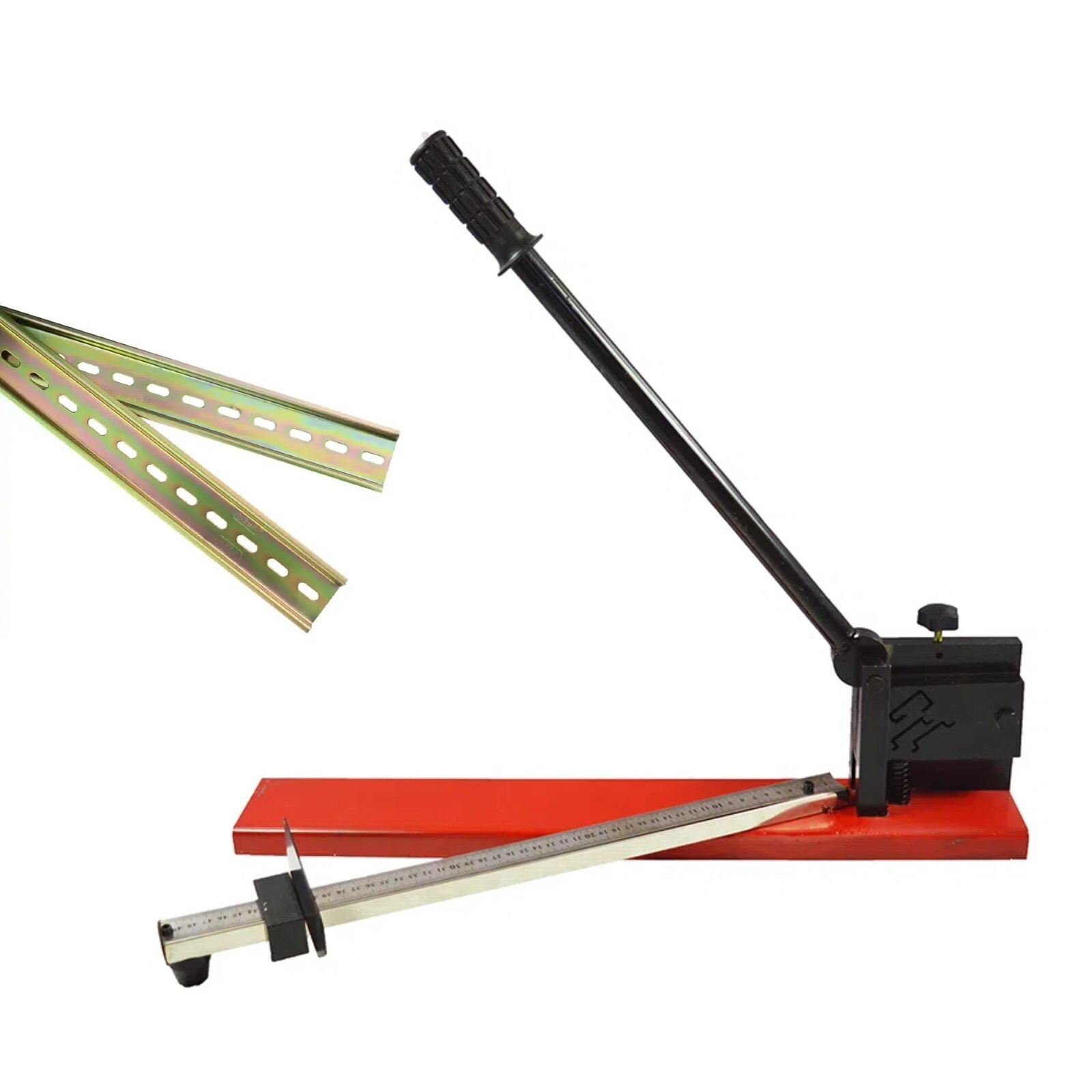Manual Guide Cutter with Scale Hand DIN Rail Cutting Tool Three Groove