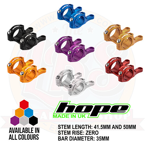 Hope Direct Mount Stem 41.5mm / 50mm Reach 0 Rise 35mm Bar - Brand New