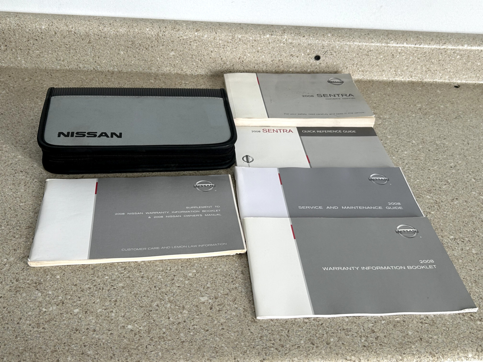 2008 Nissan Sentra OWNER OPERATOR QUICK GUIDE MANUAL BOOK OEM