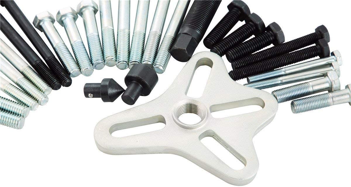 46PCS Harmonic Balancer Puller Set, Steering Wheel Puller Kit Steering Wheel ...