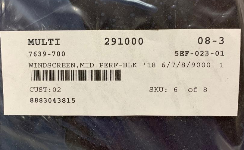 Arctic Cat Black Mid Performance Windshield 7639-700