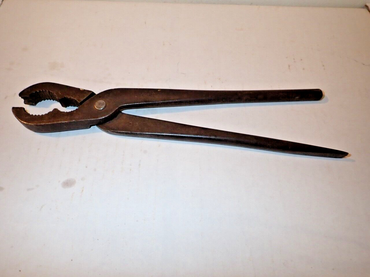 Vintage  Peck Stow & Wilsox Co. No.10  Burner Pliers  Screwdriver End Handle