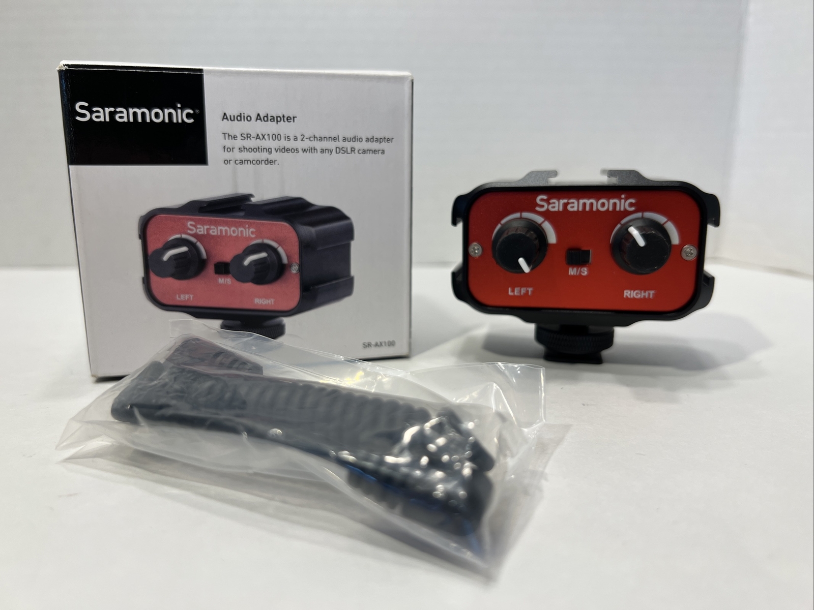 Saramonic SR-AX100 Universal Audio Adapter with 3.5mm Inputs for DSLR Cameras