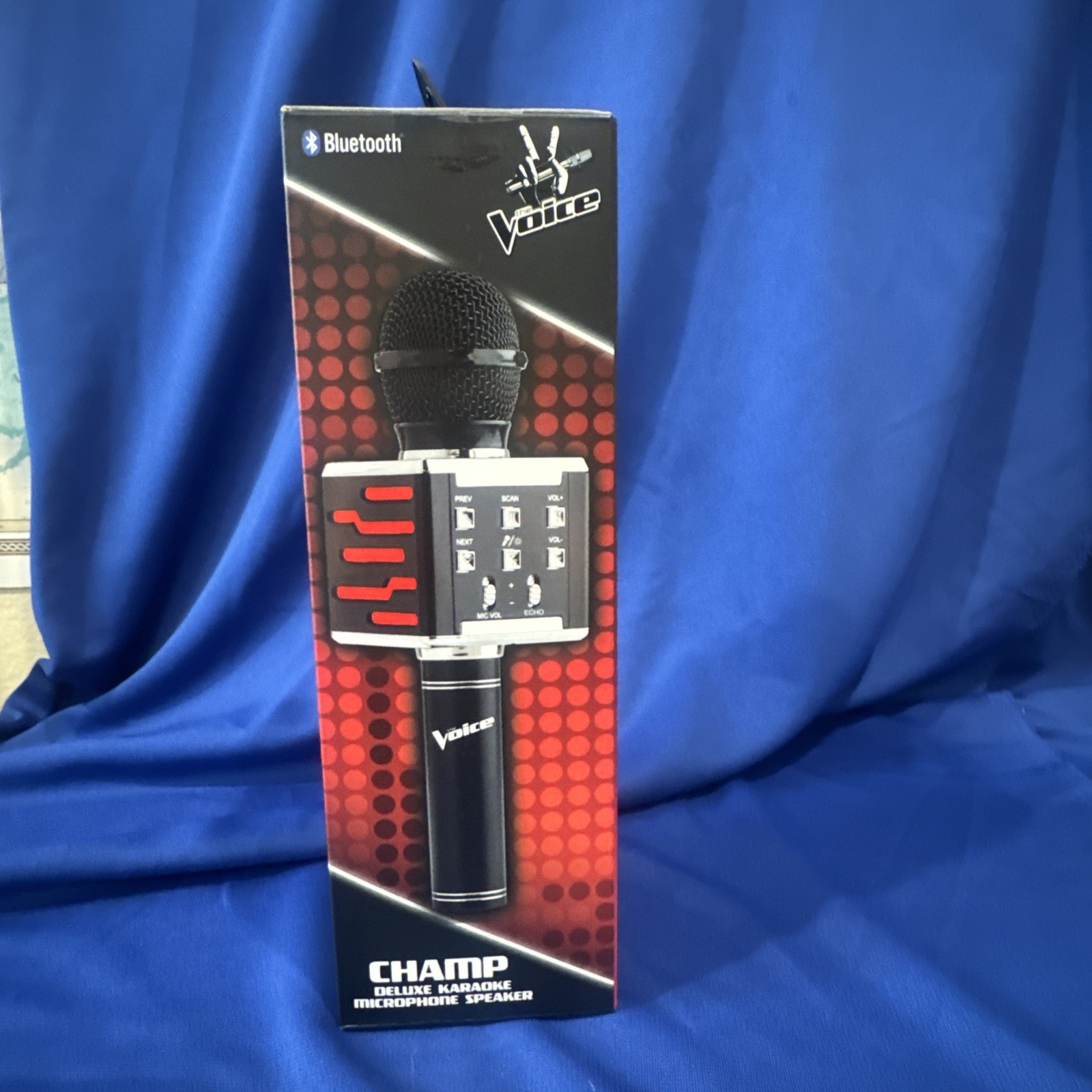 The Voice Bluetooth Champ Deluxe Karaoke Microphone Speaker