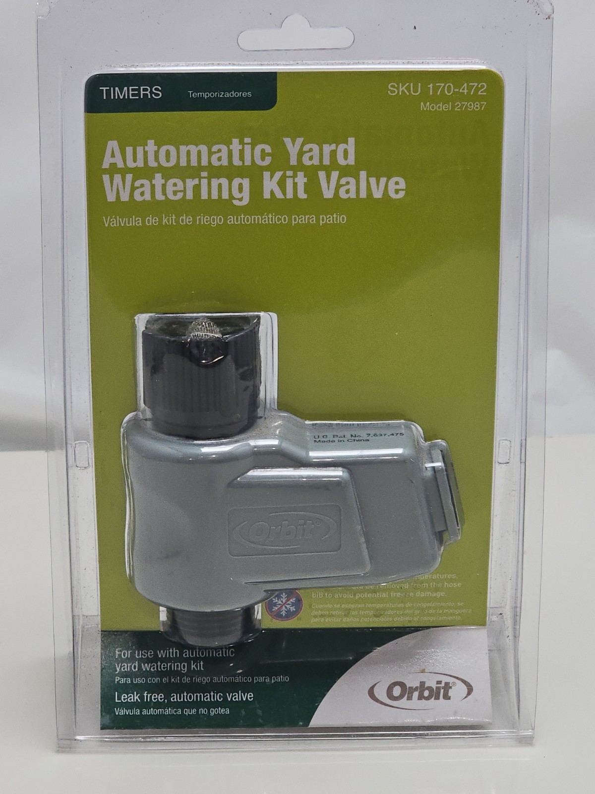 Orbit Automatic Yard Watering Kit Valve Timer NEW 170-472 Model 27987