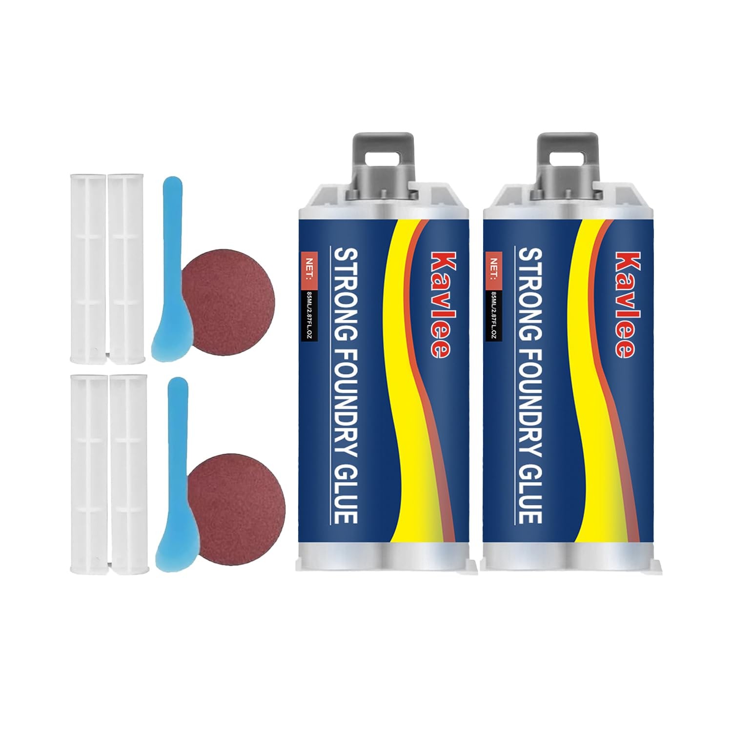 KAVLEE Strong Foundry Glue, High Temperature Resistant Clear/Transparent