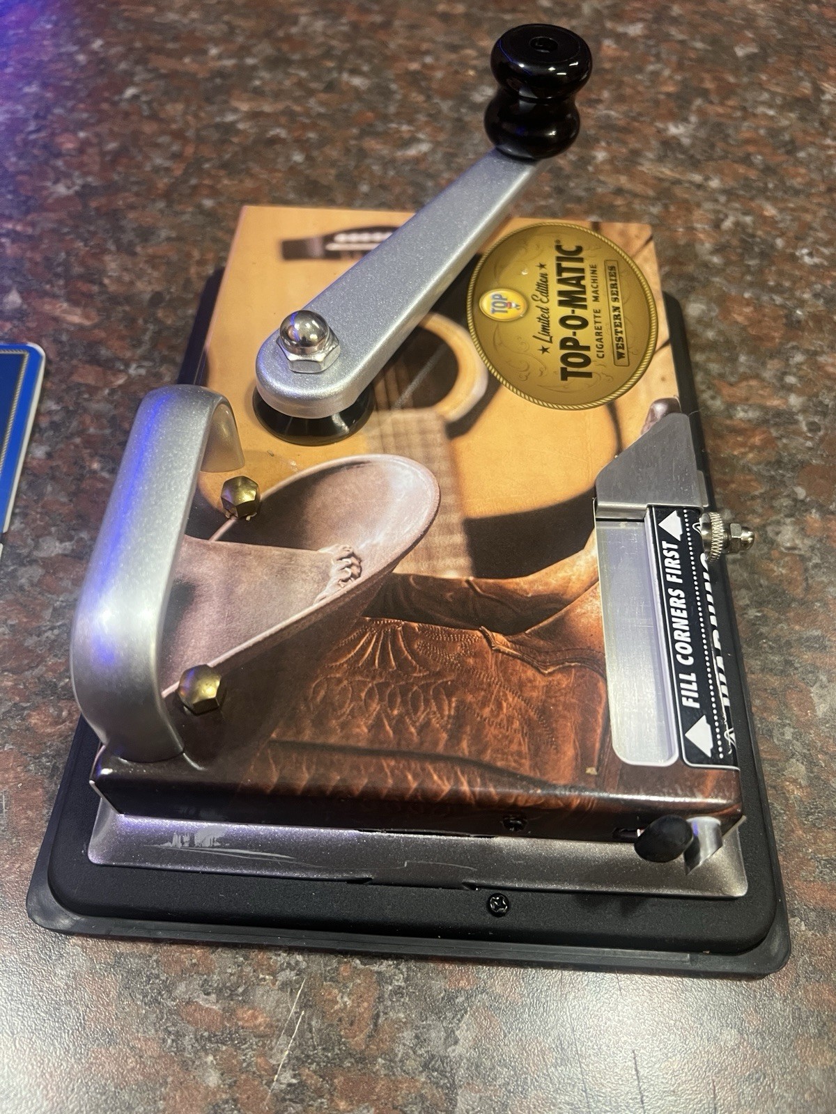 TOP-O- MATIC CIGARETTE ROLLING MACHINE WORKS W/ KING SIZE & 100MM TUBES USED