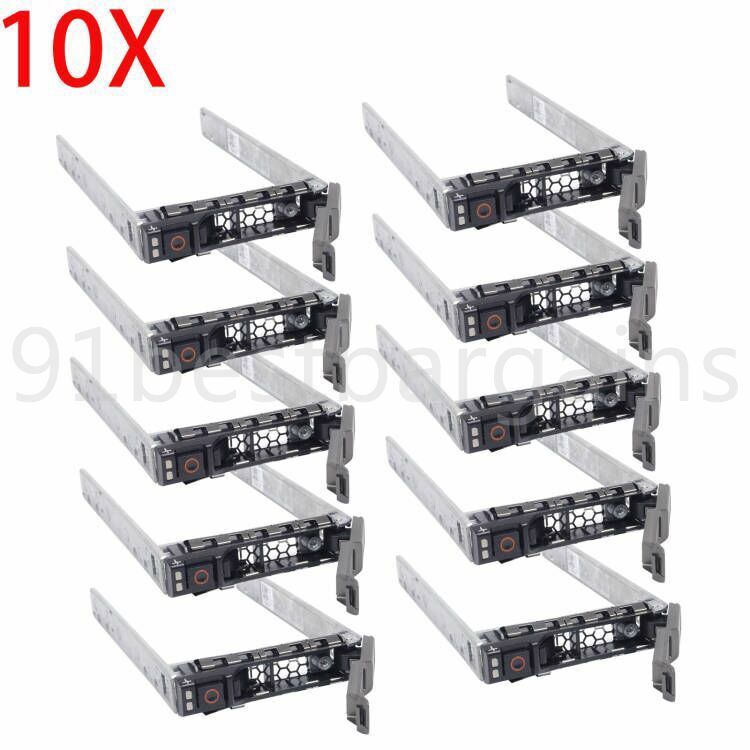 Lot 10 2.5" Caddy Tray For Dell R900 R730XD R730 R720 R520 R320 T630 KG7NR G176J