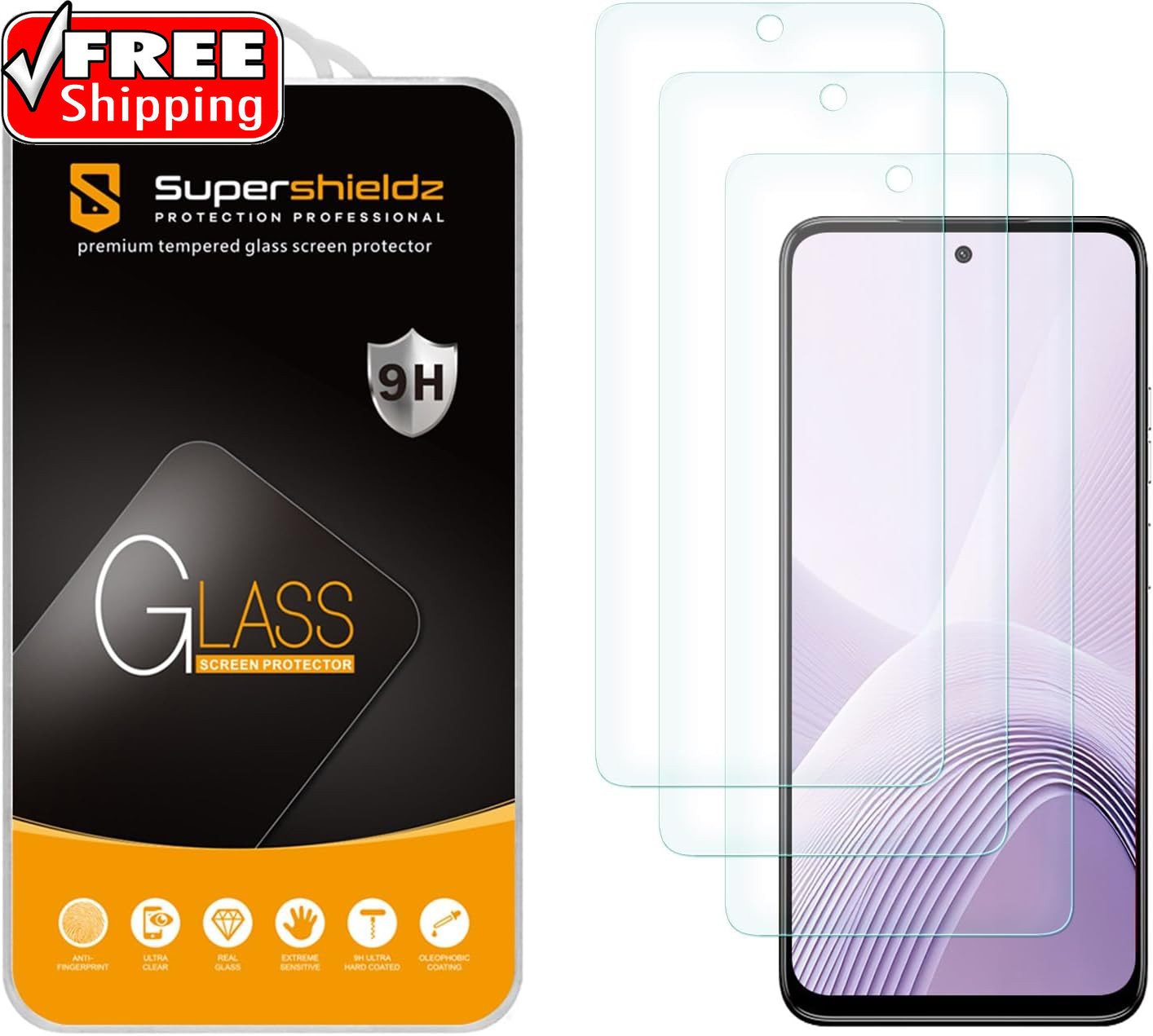 (3 Pack) Designed for Motorola Moto G Power (2026/2025) Tempered Glass Screen Pr
