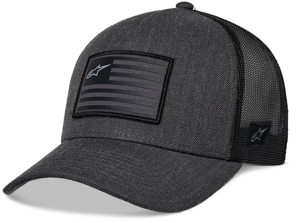 Alpinestars Flag Snapback Hats OSFM Gray #1211-81013-1910-O/S