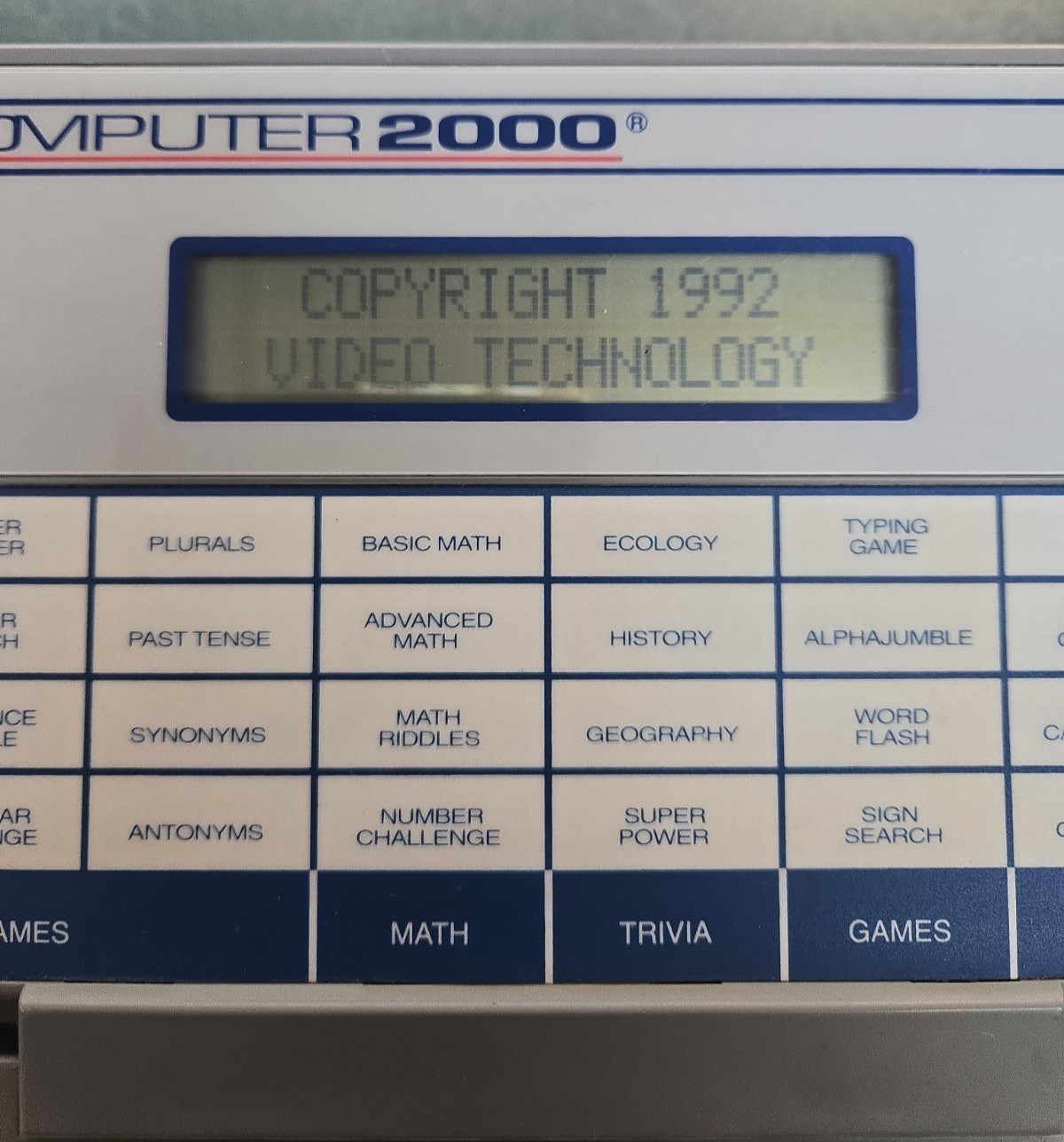 Vintage VTech Pre computer 2000 Educational Toy